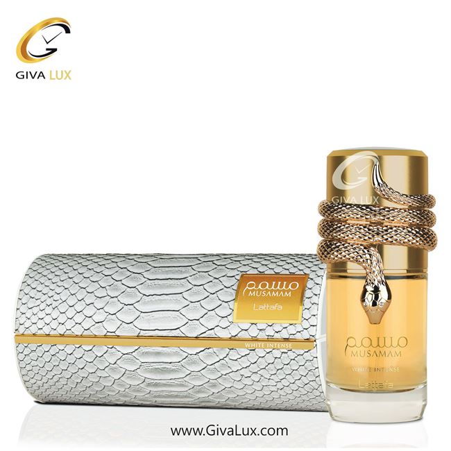  ادو پرفیوم  یونیسکس لطافه اورجینال مدل Lattafa Musamam White Intense | مسمم وایت اینتنس حجم  100 میل